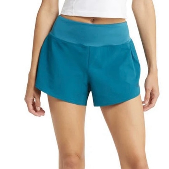 NWOT The North Face Women’s “Arque” Teal UNLINED Athletic Shorts SIZE XL - Picture 2 of 11